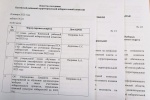 Первое заседание комиссии