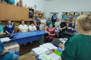 Очередная рабочая встреча председателя ТИК с сотрудниками детского сада