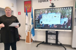 29 января 2024 года председатель Староуткинской поселковой ТИК Ю.Н. Корлякова посетила заседание совета ветеранов городского округа.