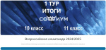 Итоги первого раунда олимпиады «СОФИУМ»
