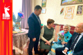 В Шале председатель ТИК приняла участие во вручении юбилейных медалей труженикам тыла