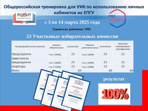 Итоги общероссийской тренировки!