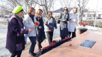 Возложение цветов к памятнику Н.И. Кузнецову в г. Талица