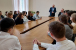 Встреча старшеклассников  с руководством муниципального округа и председателем территориальной   избирательной комиссии
