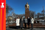 Председатели Восточного МТЦ возложили цветы к памятнику легендарного разведчика, героя Советского Союза Николая Кузнецова