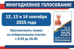Голосовать на предстоящих в сентябре выборах будем три дня