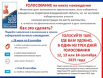 28 июля начнется прием заявлений о включении избирателя в список избирателей по месту нахождения