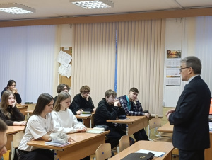 Встреча председателя теркома с будущими избирателями