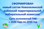 Новый состав Новолялинской районной ТИК сформирован