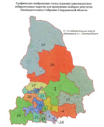 О схеме одномандатных избирательных округов для проведения выборов депутатов Законодательного собрания Свердловской области
