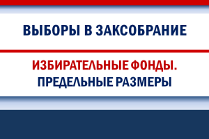 Предельные размеры средств избирательных фондов  на выборах депутатов Законодательного Собрания