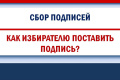 Проставление избирателем подписи в поддержку выдвижения списка кандидатов на портале Госуслуг