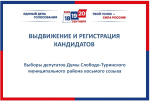 О ходе выдвижения и регистрации кандидатов на выборах депутатов Думы Слободо-Туринского муниципального района восьмого созыва.
