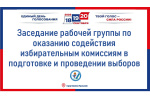 Состоялось заседание рабочей группы по оказанию содействия избирательным комиссиям в подготовке к выборам в Единый день голосования в 2026 году