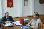 Встреча председателя ТИК с Главой Артинского муниципального округа