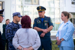 В Верхней Пышме на базе избирательного участка № 1180 провели тренировку по отработке действий при возникновении нештатной ситуации
