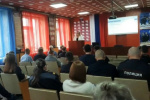 С личным составом ОМВД говорили о выборах