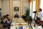 Глава облизбиркома встретился с журналистами