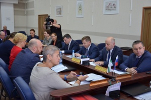 Председатель облизбиркома Владимир Русинов с рабочим визитом посетил Курган