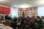 Встреча председателя избирательной комиссии в Совете ветеранов Кушвинского городского округа
