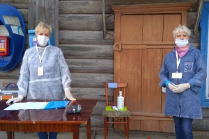 В Махнёво проголосовали жители отдаленных населенных пунктов