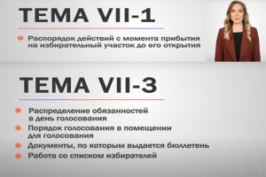 Продолжается онлайн-тестирование членов участковых комиссий