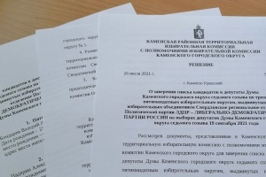 Заверен список кандидатов от ЛДПР