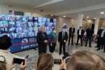 Владимир Русинов принял участие в церемонии открытия Центра общественного наблюдения за выборами