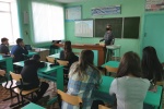 В Барабинской школе провели правовой калейдоскоп для молодых избирателей