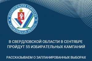 В Свердловской области в сентябре пройдут 55 избирательных кампаний