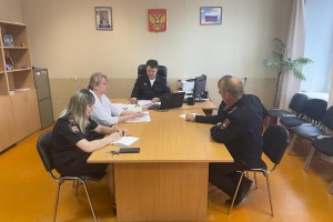 Состоялась рабочая встреча руководителей Артинской ТИК и ОМВД России по Артинскому району