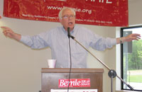 Берни Сандерс, кандидат в Сенат США от демократов