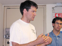 Председатель демократической партии Вермонта Ян  Карлетон